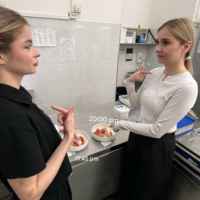 выдача блюд